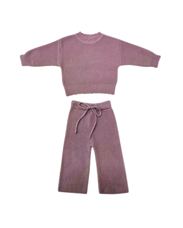 Dziewczęcy zestaw dla dziewczynki – Dusty Mauve