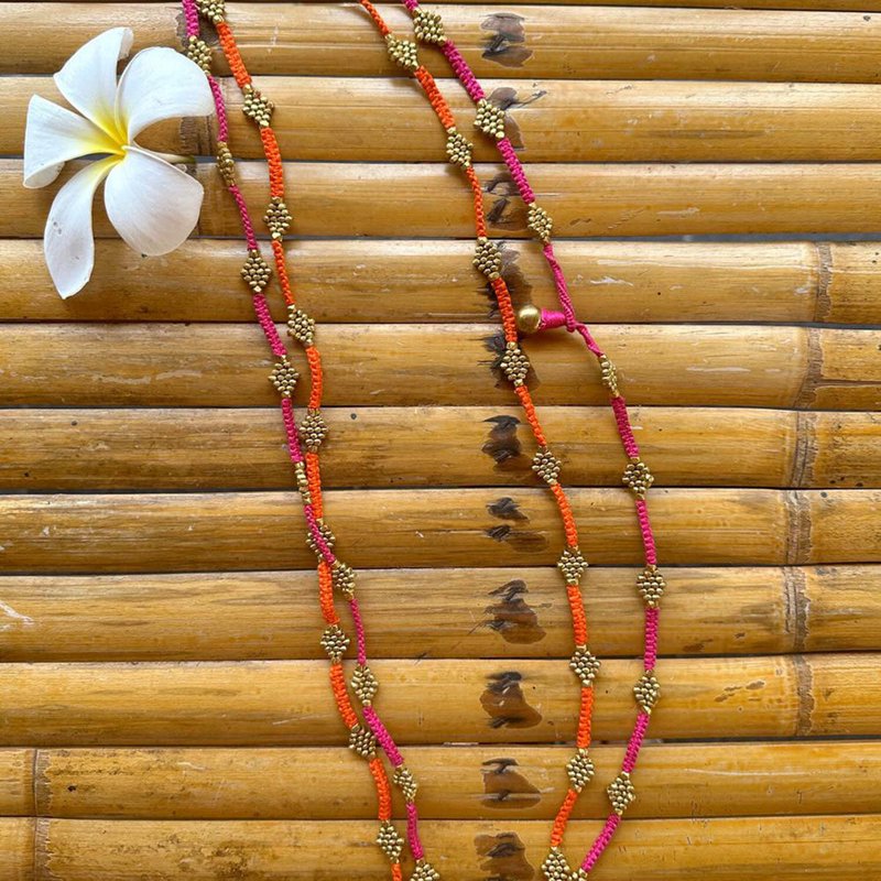collar Dokra hecho a mano "Summerlove"