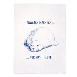 Tea towel “Lazy Seal”