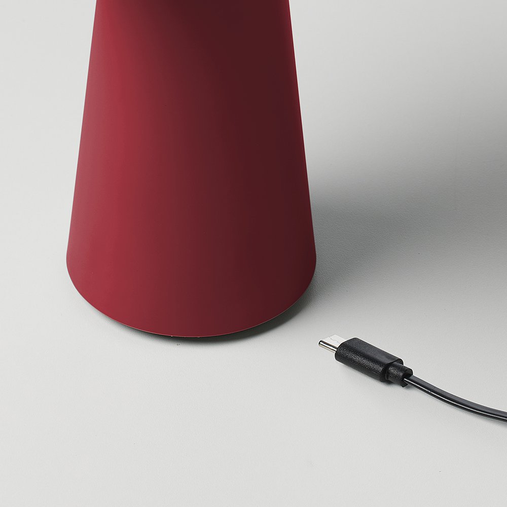 TABLE LAMP MOVE ME WINE RED