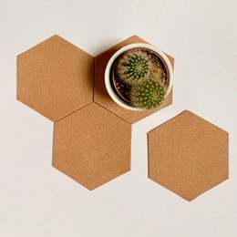 Felt Coasters - Hexagon - set of 4