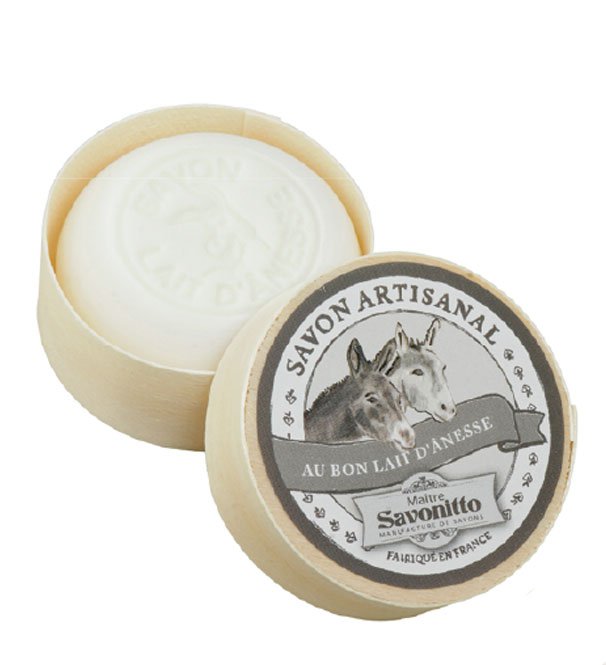 Sapone al Latte d'Asina in scatola di legno 100g