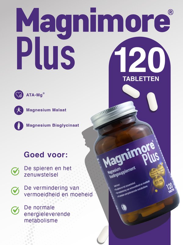 Magnimore Plus 120 | Magnesium tilskud