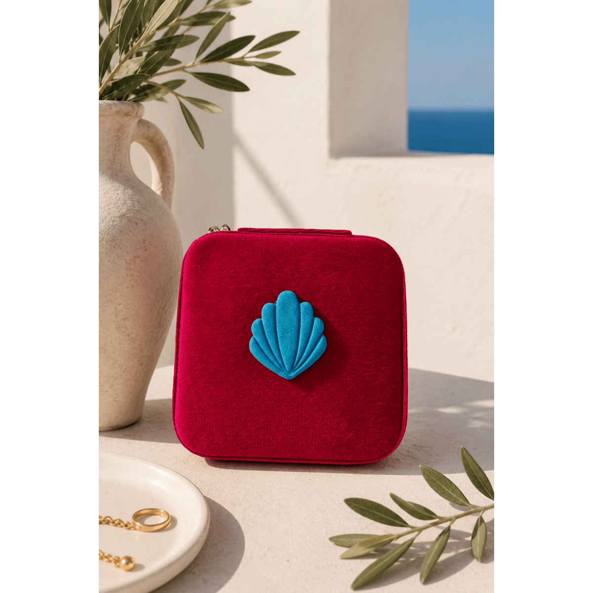 Joyero de viaje Ruby Shell