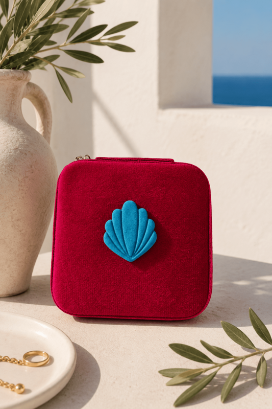 Joyero de viaje Ruby Shell