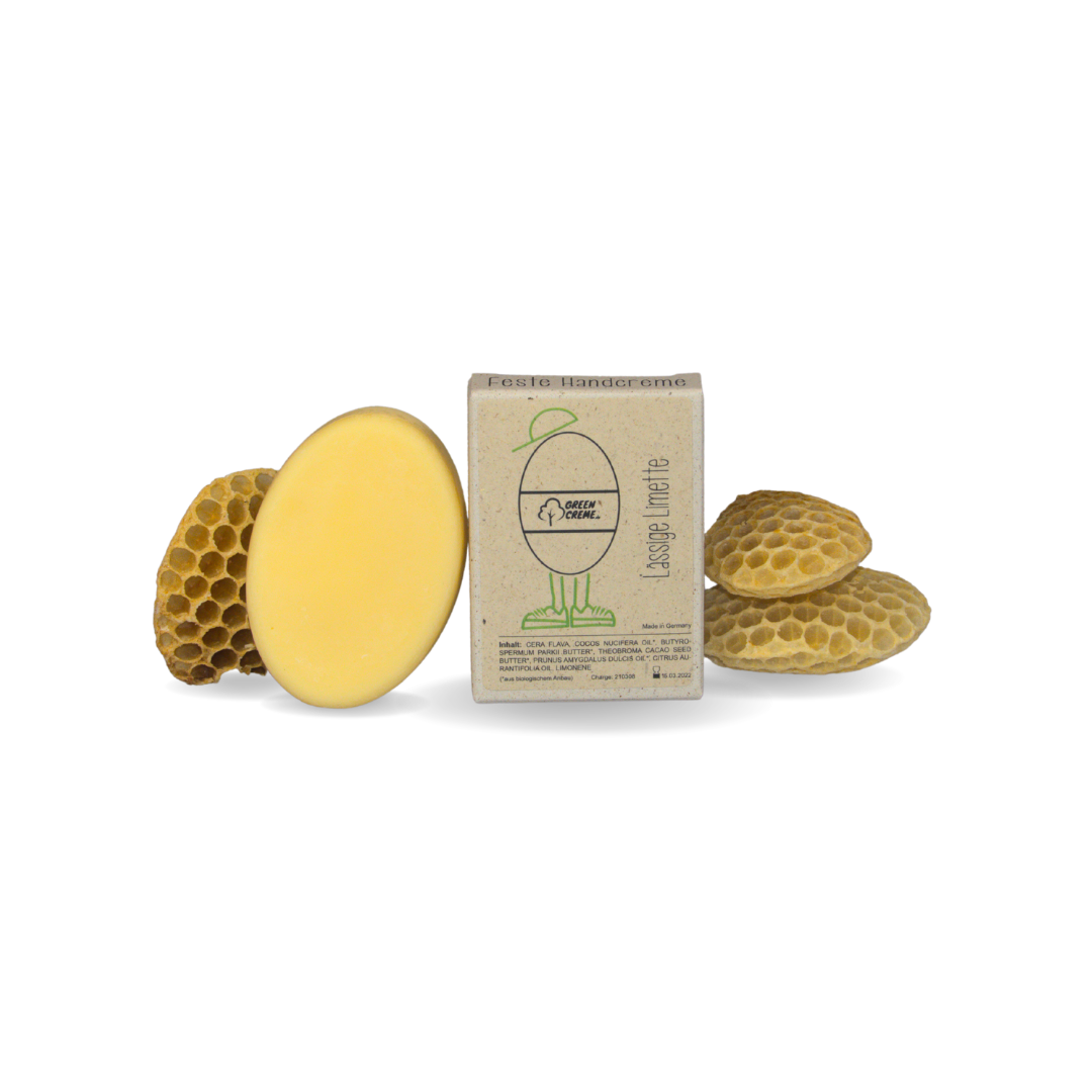 Lässige Limette - feste Handcreme - 30 Gramm