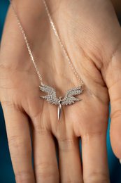 ENGEL ZILVEREN KETTING