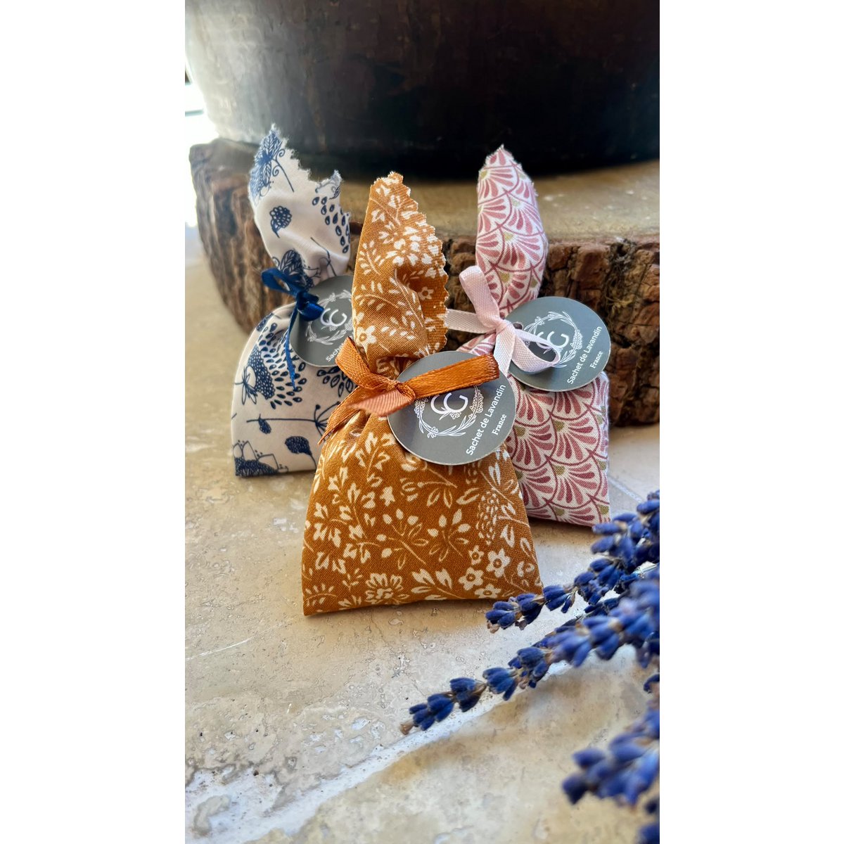 Bolsa de tela Lavandin – Fabricación artesanal y manual