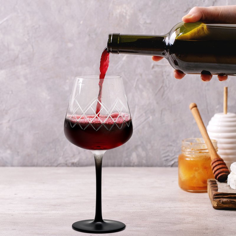 Red wine glasses Crystaluna 4er Set 480 ml