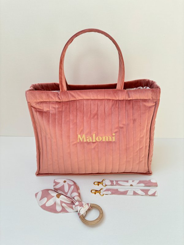 Blush Rose mother's bag