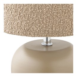 Morlet Table lamp, metal, grey
