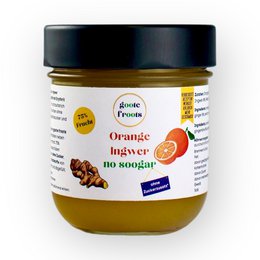 Fruit spread SUGAR FREE Orange ginger 75% fruit