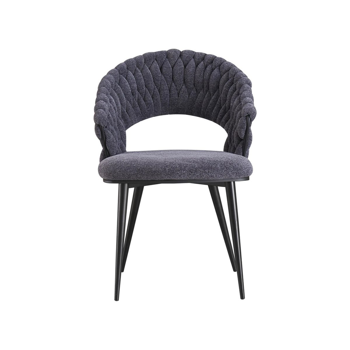 Silla de comedor Onda Trenzada | Antracita