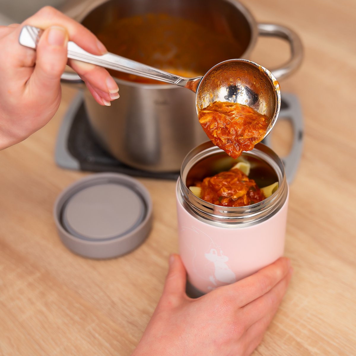 Colour Design insulated storage box, 300 ml, pink