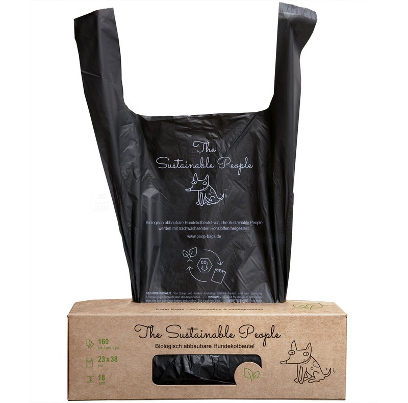 Biodegradable Dog Waste Bags in Dispenser Box (160 bags/box)