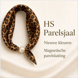 HS Pearl Scarf New Colors - Magnetic Pearl Closure