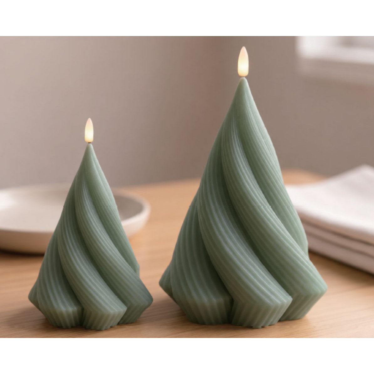 Spiraallamp 2-pack - Groen