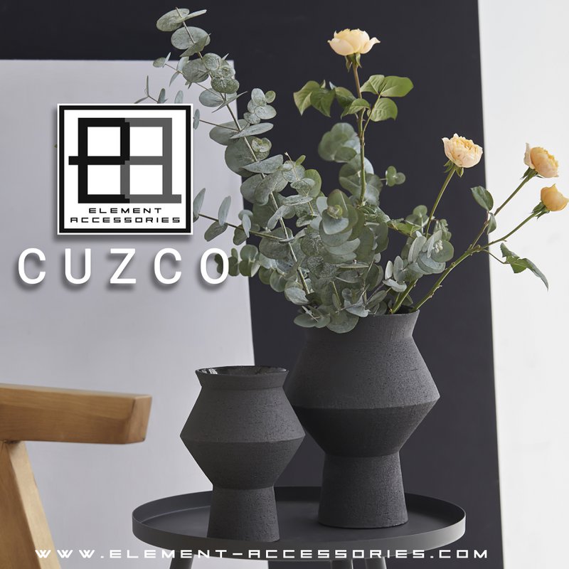 vase rond angulaire jaggy en céramique, CUZCO 20ZW