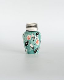 Hand-Painted Ceramic Mini Vases - Set of 3