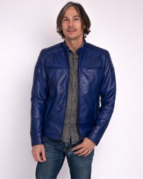 Hobbs │ Veste de moto en cuir masculin