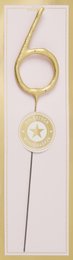 6 gold Goldstück rosa Wondercandle® classic
