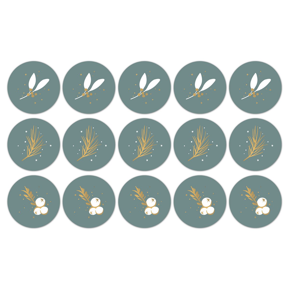 Let's decorate gift stickers on a roll - 500 pieces