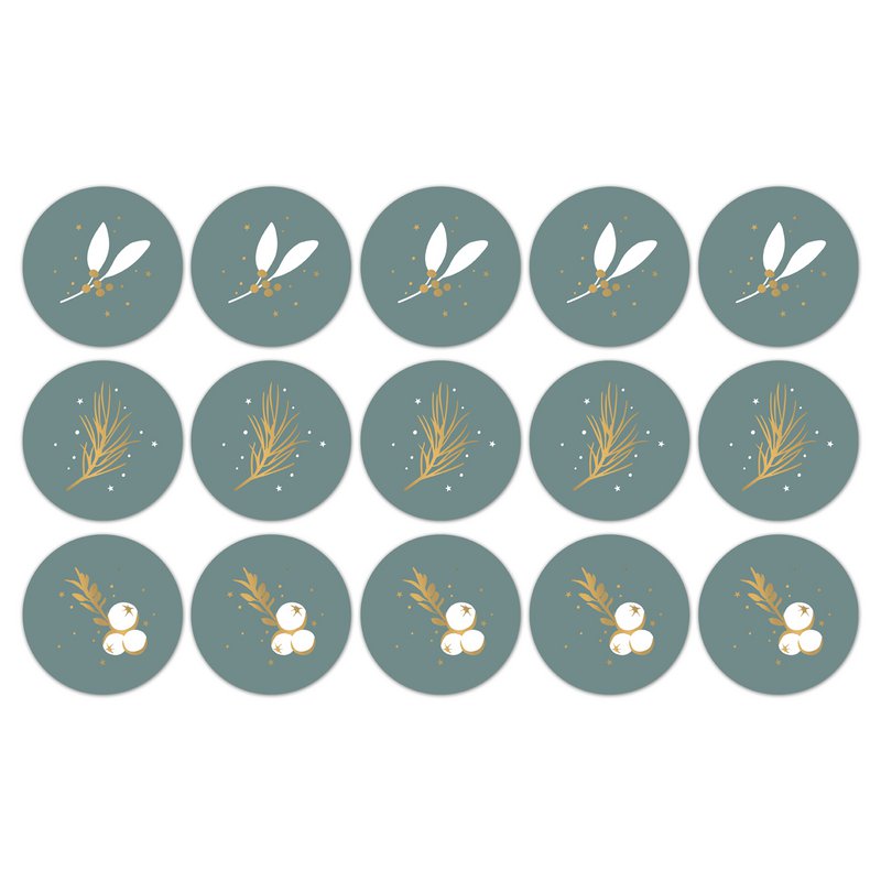 Let's decorate gift stickers on a roll - 500 pieces