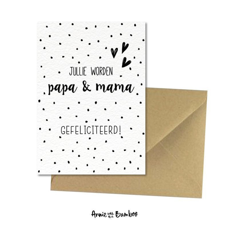 Greeting card - You will be mom & dad