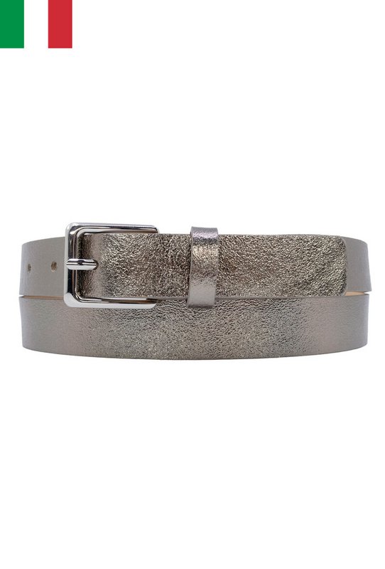 Cinturón mujer piel vacuno ancho 25mm Made in Italy IT25