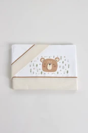Little Bear Cotton Printed Baby Sheets Set 0575S