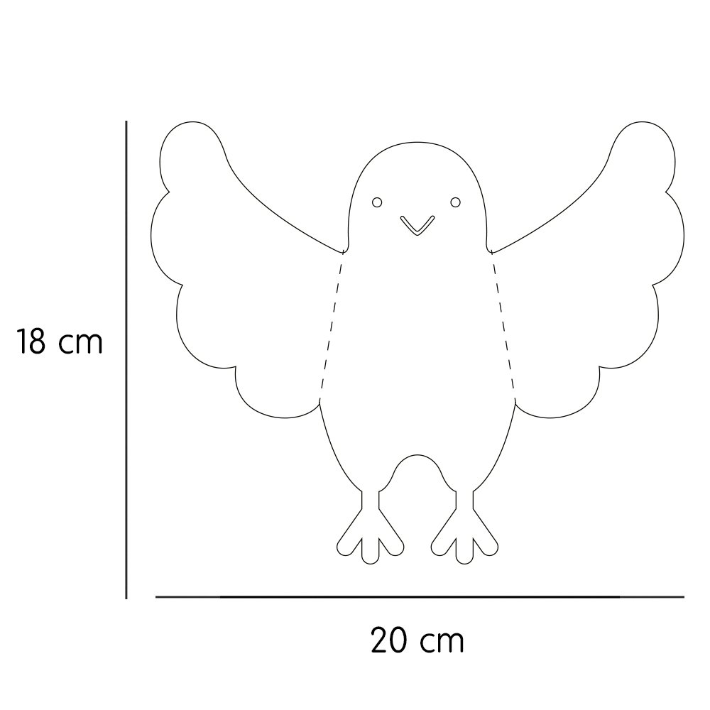 Chick wall hanger