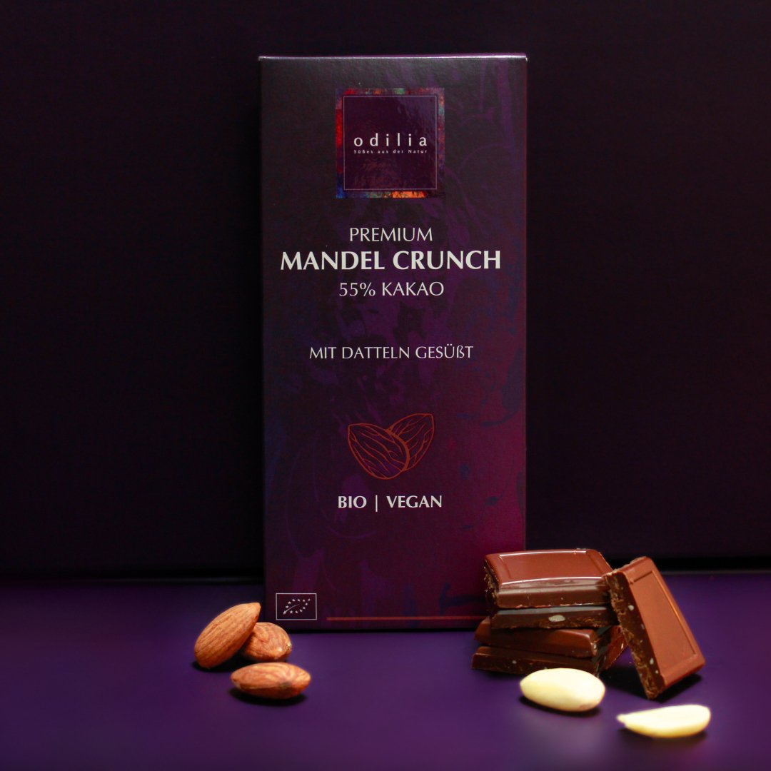Organic Premium Almond Crunch Chocolate
