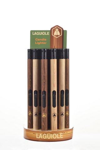 Laguiole Allume bougie plastique  décor bois