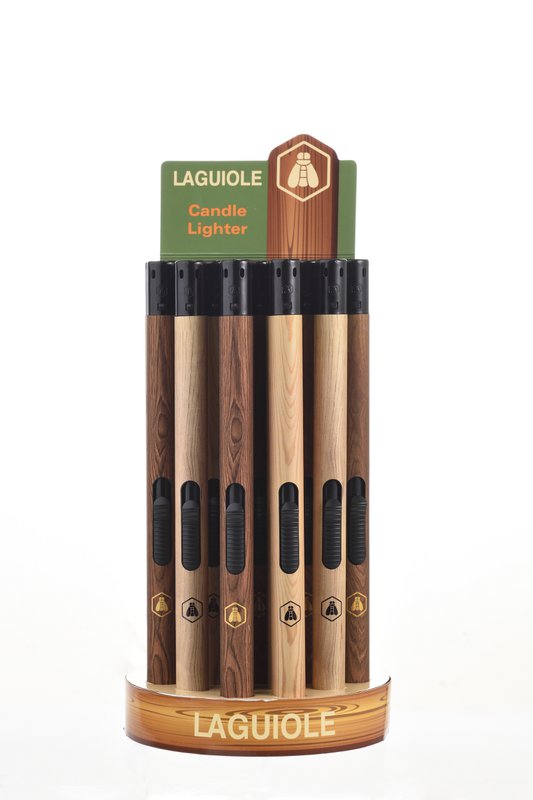 Laguiole Plastic candle lighter, wood decor