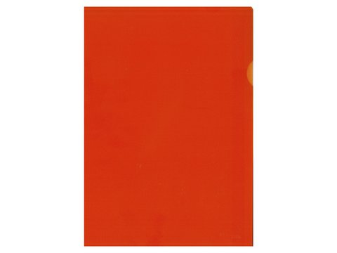 L-kaart Kangaro A4 PP 120 micron transp.generfd oranje 10st.