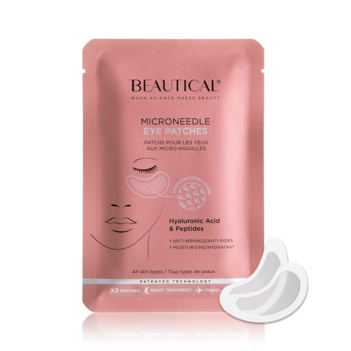 Patchs pour les yeux Microneedle