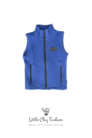 LEWYLOU NO4 Bodywarmer Blauw – Premium Comfort – Luxe Streetwear