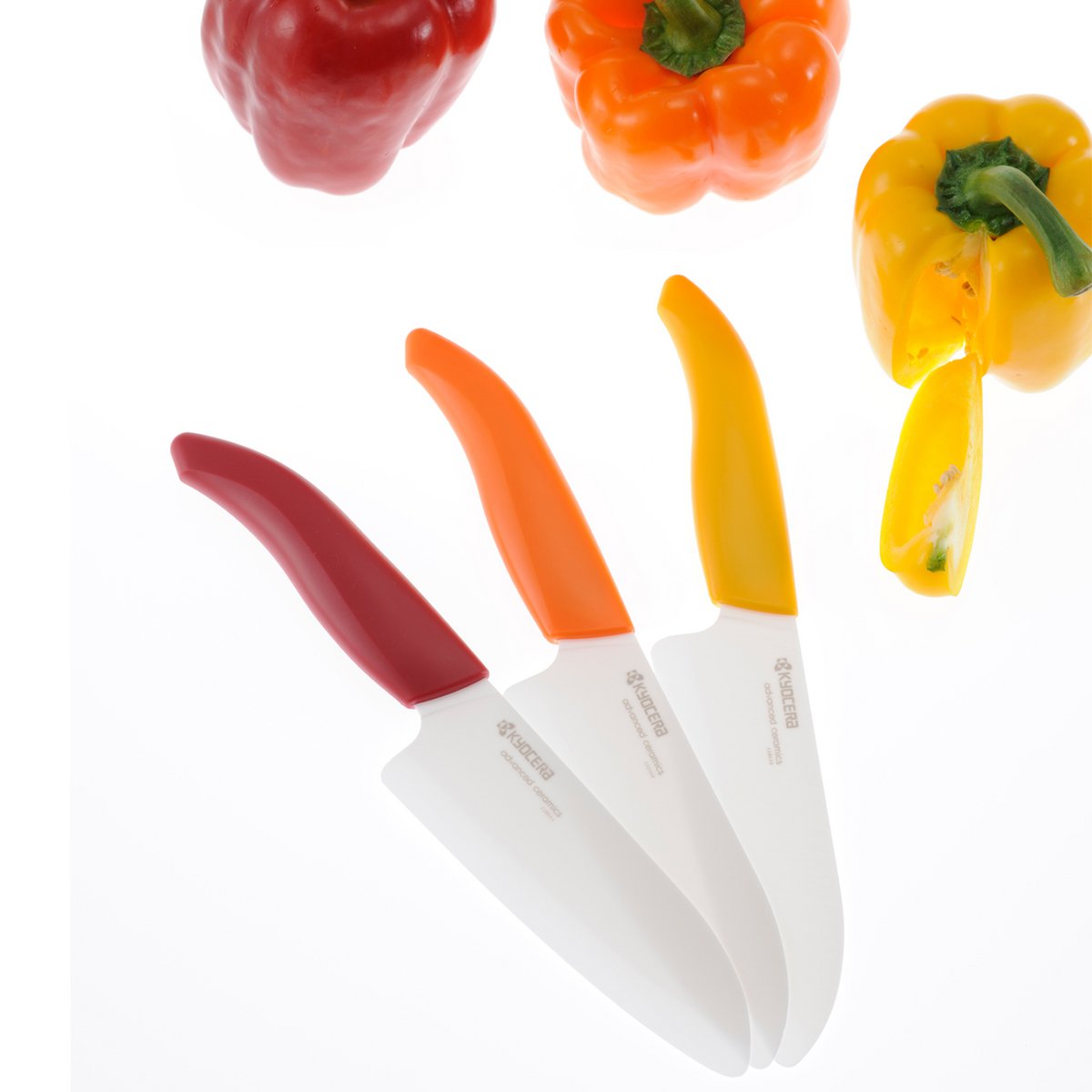 RED GEN ceramic santoku knife, blade: 14 cm