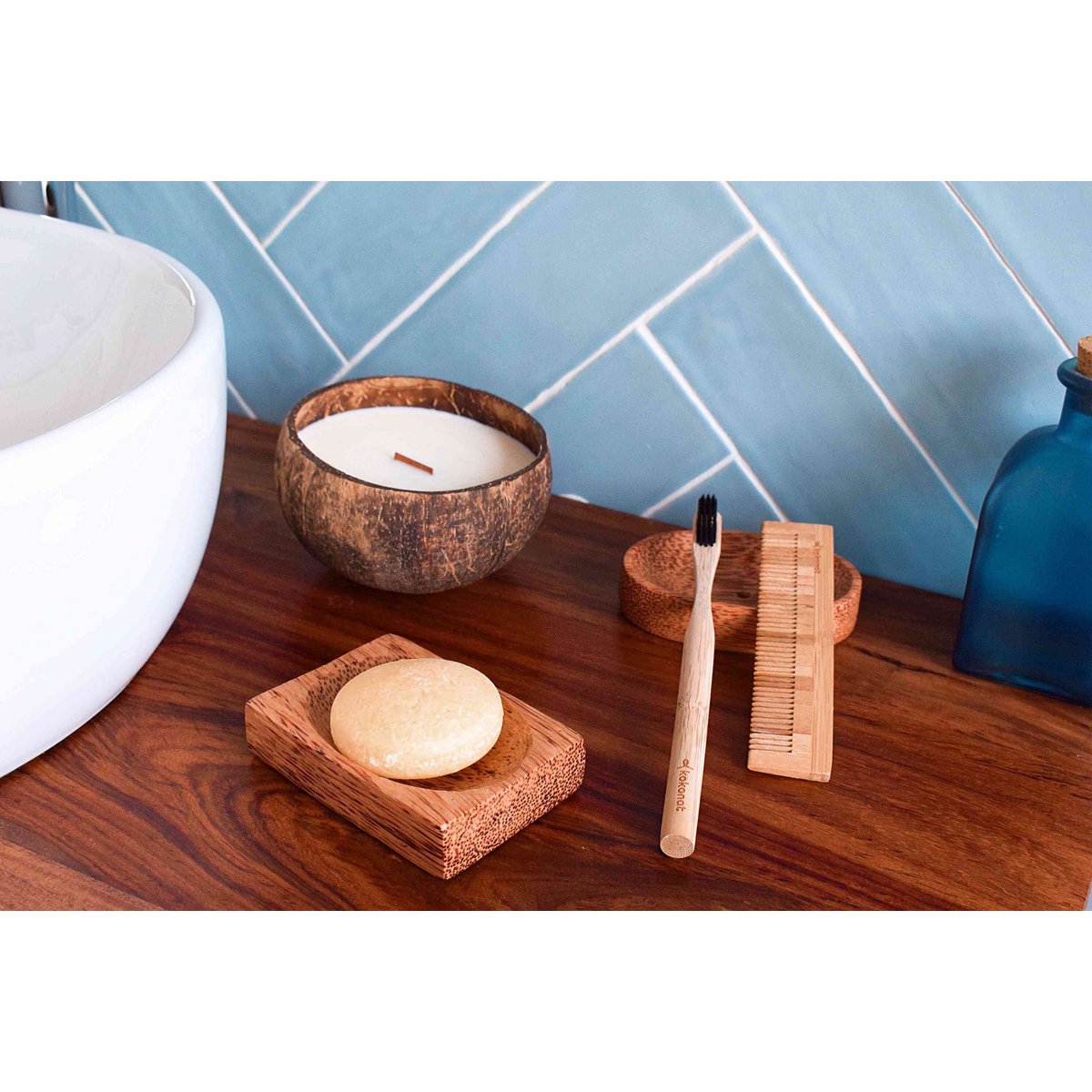 Bamboo Hair Comb 13x3cm | Bath natural accessory