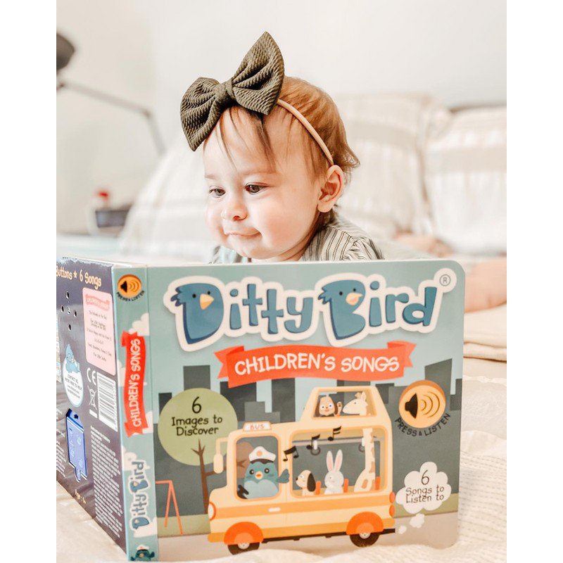 Ditty Bird babygeluidenboek: kinderliedjes