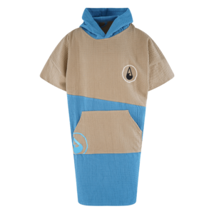 Travel Poncho Lighd, cotton waffle piquee