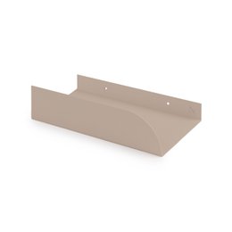Wandregal aus Metall BAUHAUS, weiß, beige, schwarz