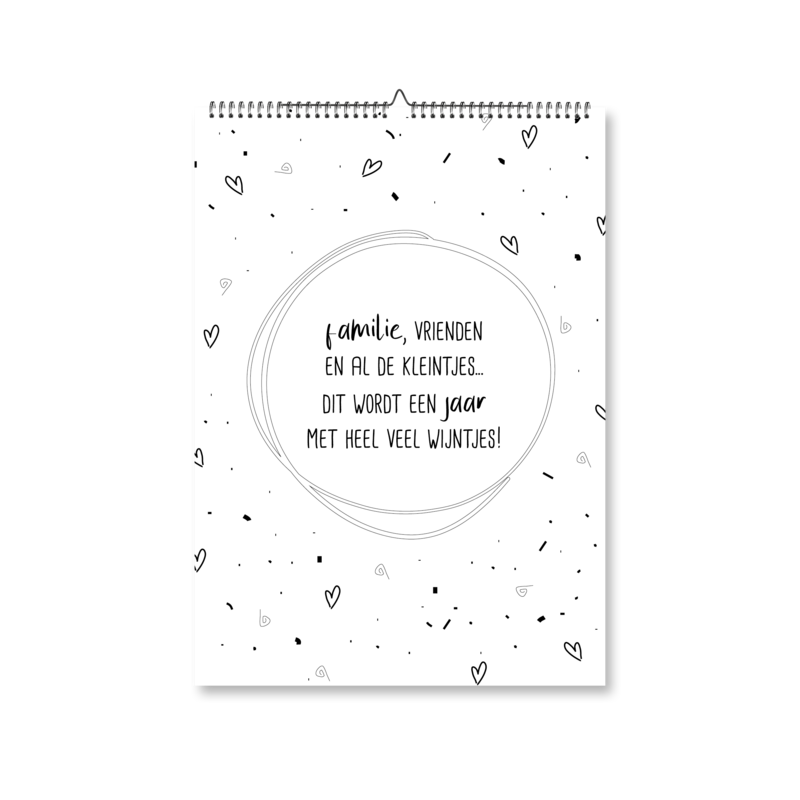 calendario compleanno A4