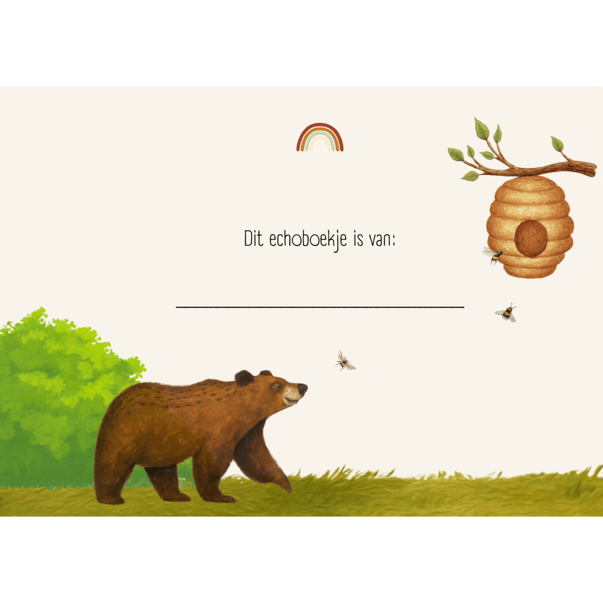 Libro de ultrasonidos - Amigos del bosque