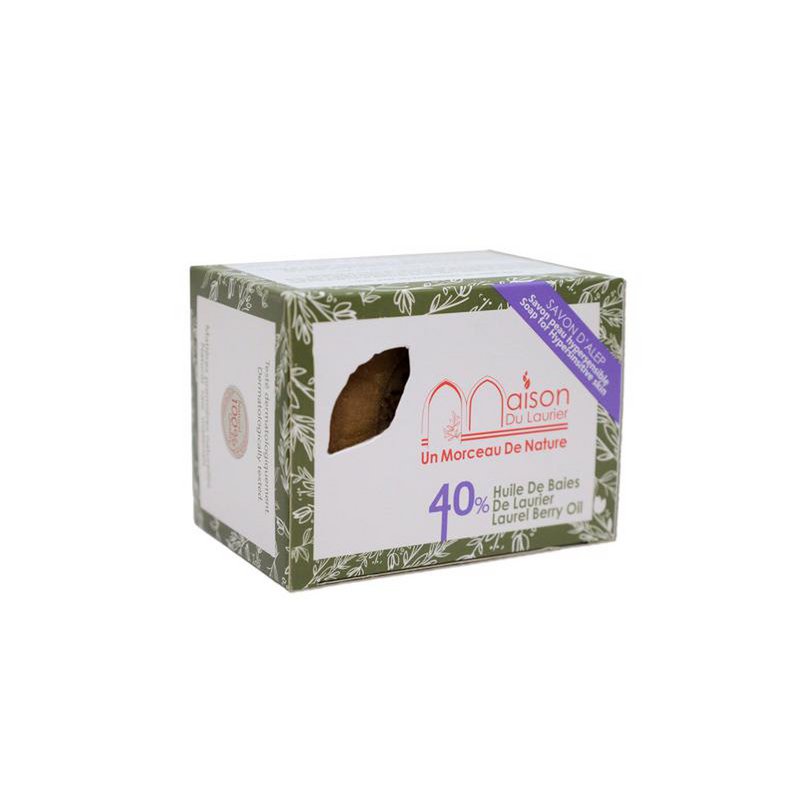 Jabón de Alepo 200gr 40% Aceite de Laurel