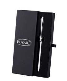 EDZARD Brieföffner Briefmesser Faden, edel versilbert, Länge 19 cm