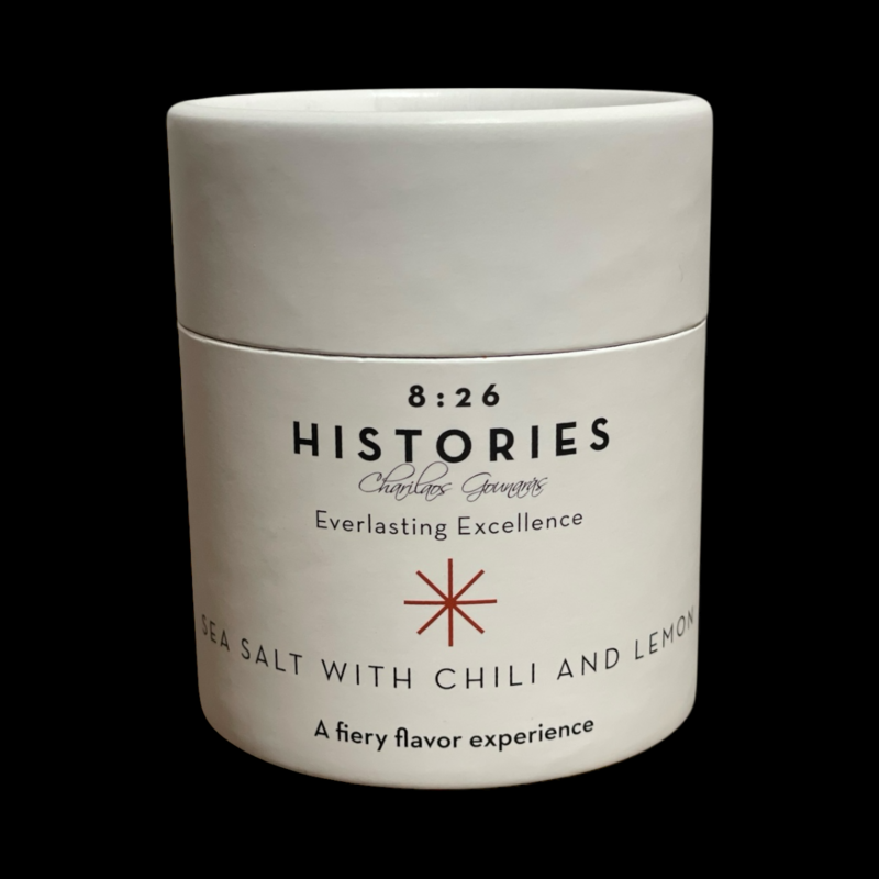 8:26 Historier Havsalt fra Kreta med chili og citron