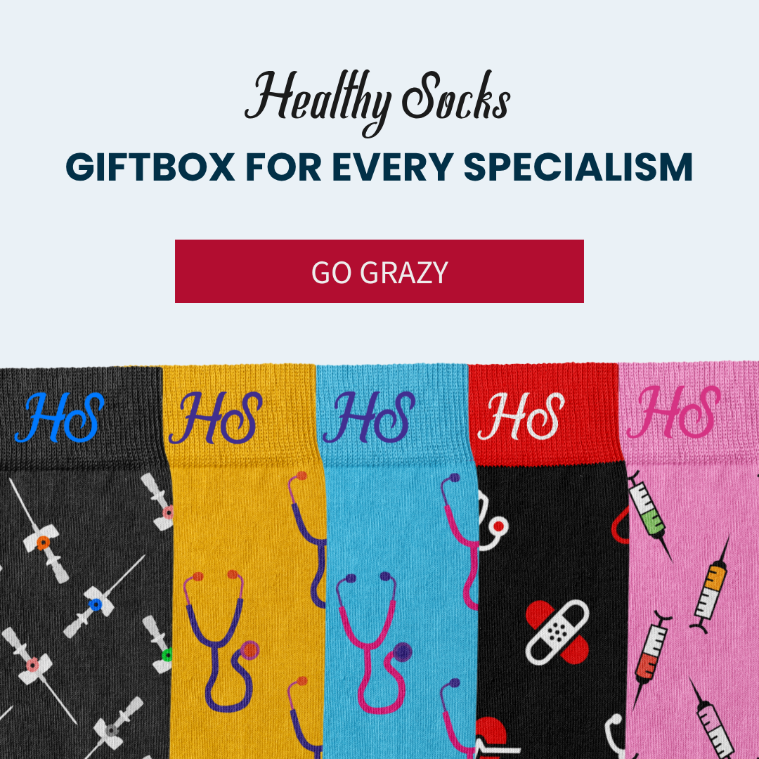 Gesunde Socken Geschenkbox - 5 medizinische Socken Ihrer Wahl