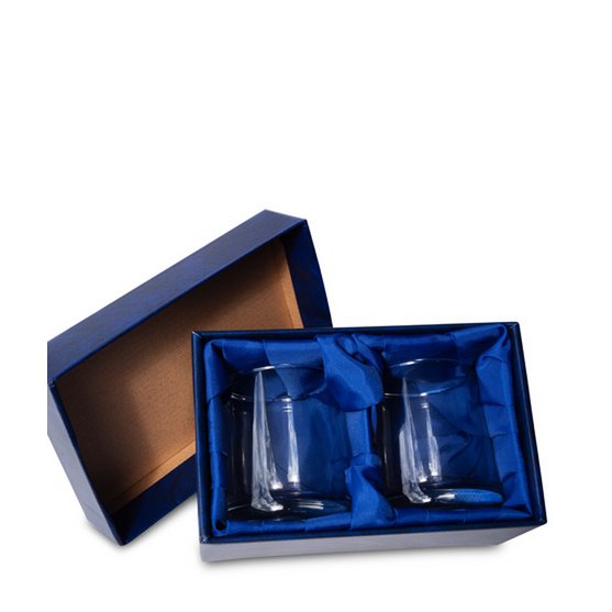Set de verres à cocktails, cocktails ou boissons froides - deux pièces - emballage cadeau