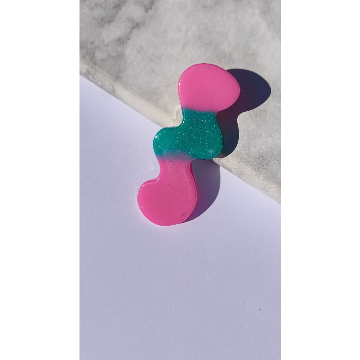⋒ RESIN HAIR CLIP PACK - BUBBLEGUM (12 ITEMS) ⋒ 